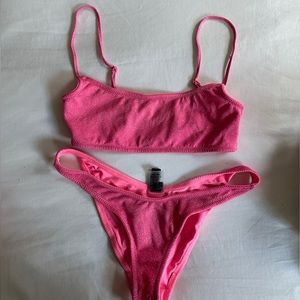 Triangl Pink Glitter Bikini